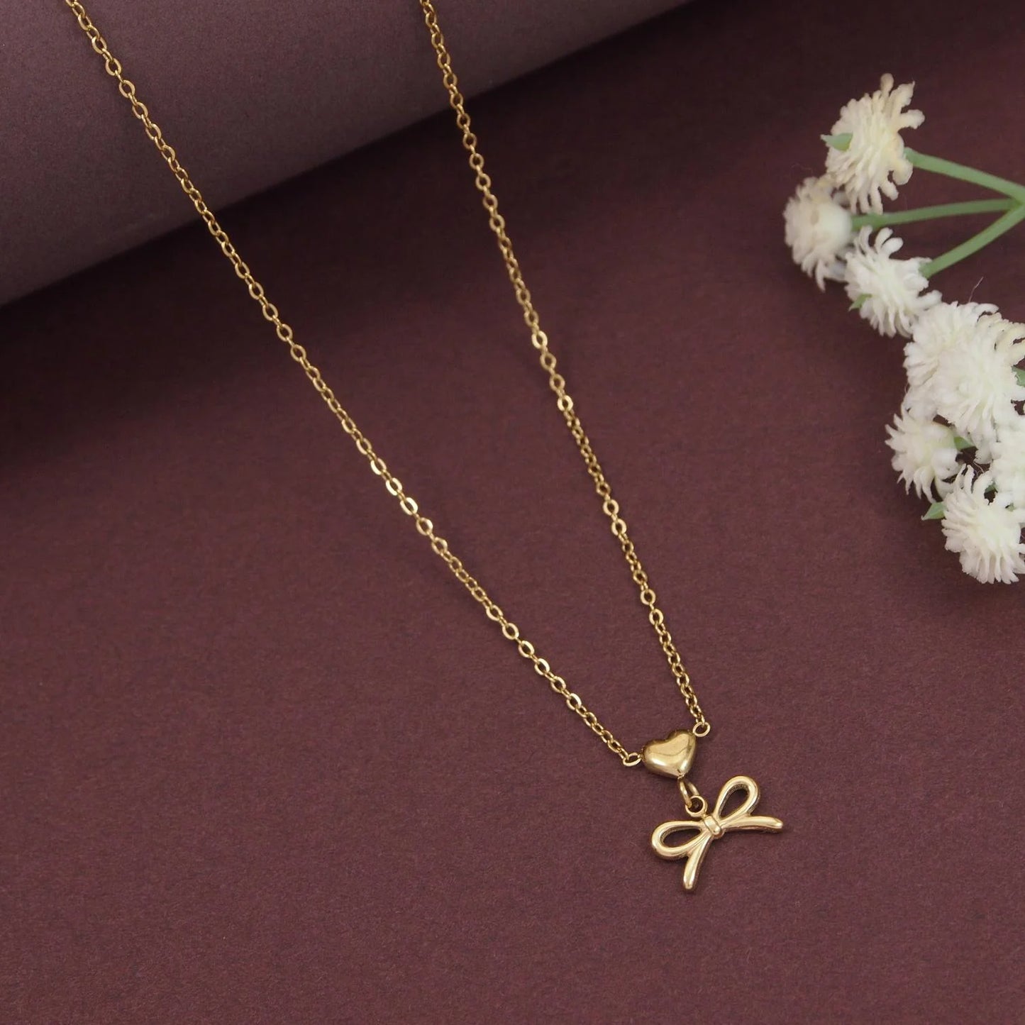 BUY ONE GET ONE FREE Stainless Steel Necklace Cute Gift