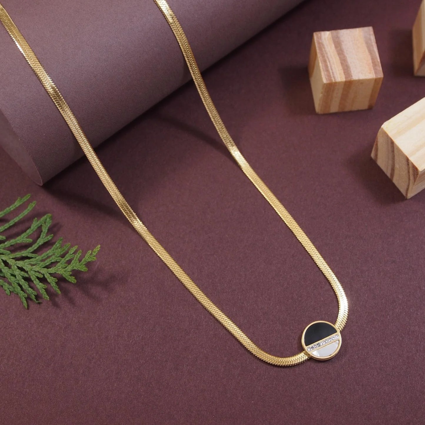 BUY ONE GET ONE FREE Stainless Steel Necklace Glam Of Simplicity