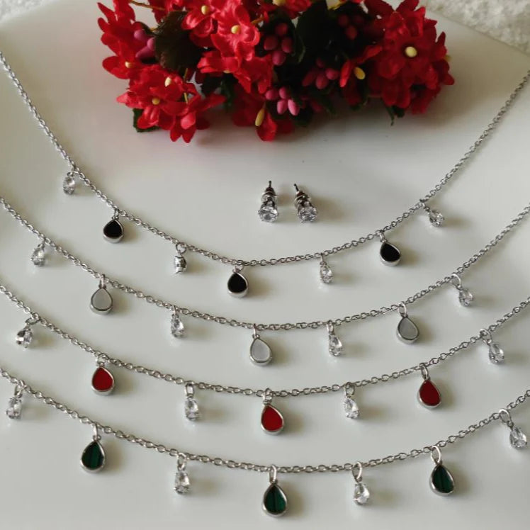 BUY ONE GET ONE FREE Silver/Gold/Rose Gold Plated Choker Necklace